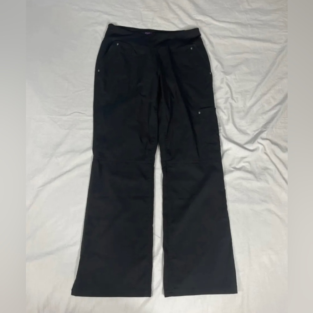 Purple Label Yoga Women Black Athletic Pants Size S